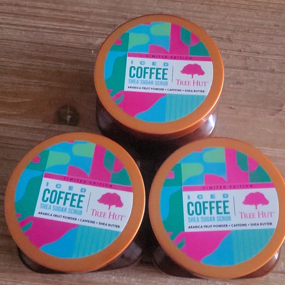 Other - TREE HUT ICED COFFEE SHEA SUGAR SCRUB 18OZ 3pack